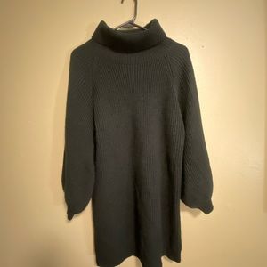 Idem Ditto Sweater Dress/Size L/Color Black